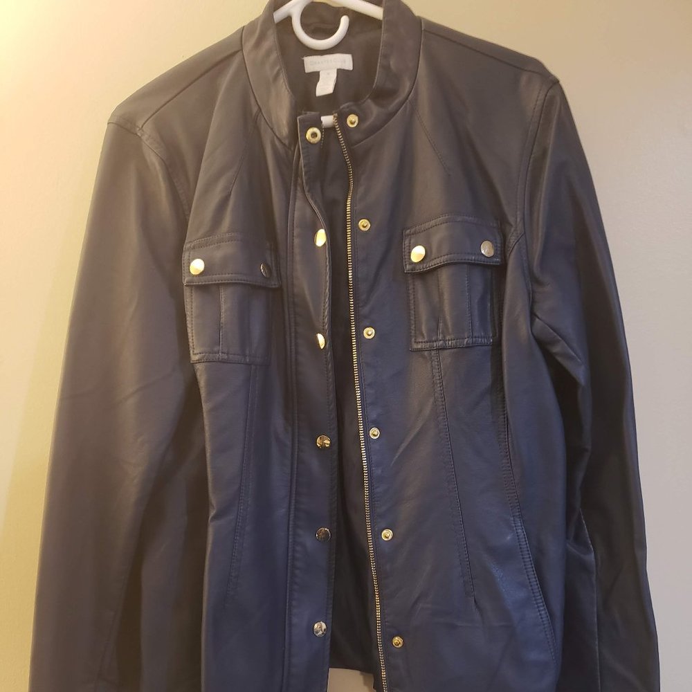 Faux Leather Jacket